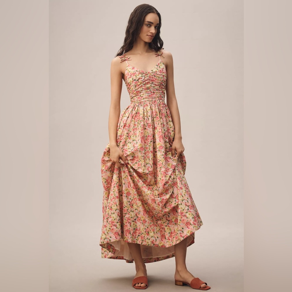 Anthropologie Love The Label Micah Sleeveless Maxi Dress